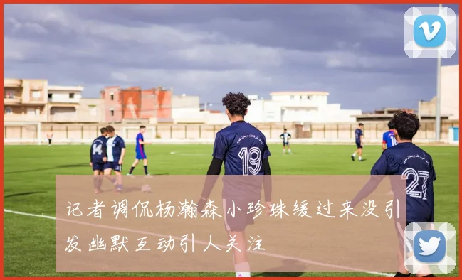 记者调侃杨瀚森小珍珠缓过来没引发幽默互动引人关注